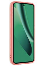 Forterra Forterra Google Pixel 10a Hoesje Siliconen Met 2x Screenprotector - Lichtroze