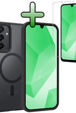 BASEY. BASEY. Samsung Galaxy A16 Magsafe Hoesje Zwart Met Screenprotector