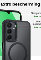 BASEY. BASEY. Samsung Galaxy A16 Magsafe Hoesje Zwart Met Screenprotector