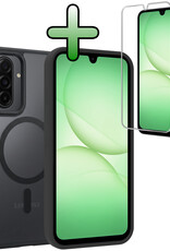 BASEY. BASEY. Samsung Galaxy A17 Magsafe Hoesje Zwart Met Screenprotector