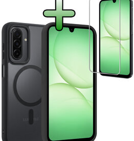 BASEY. BASEY. Samsung Galaxy A17 Magsafe Hoesje Zwart Met Screenprotector