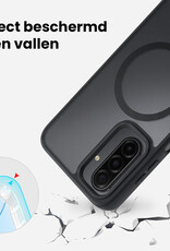 BASEY. BASEY. Samsung Galaxy A17 Magsafe Hoesje Zwart Met Screenprotector