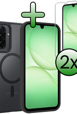BASEY. BASEY. Samsung Galaxy A17 Magsafe Hoesje Zwart Met 2x Screenprotector