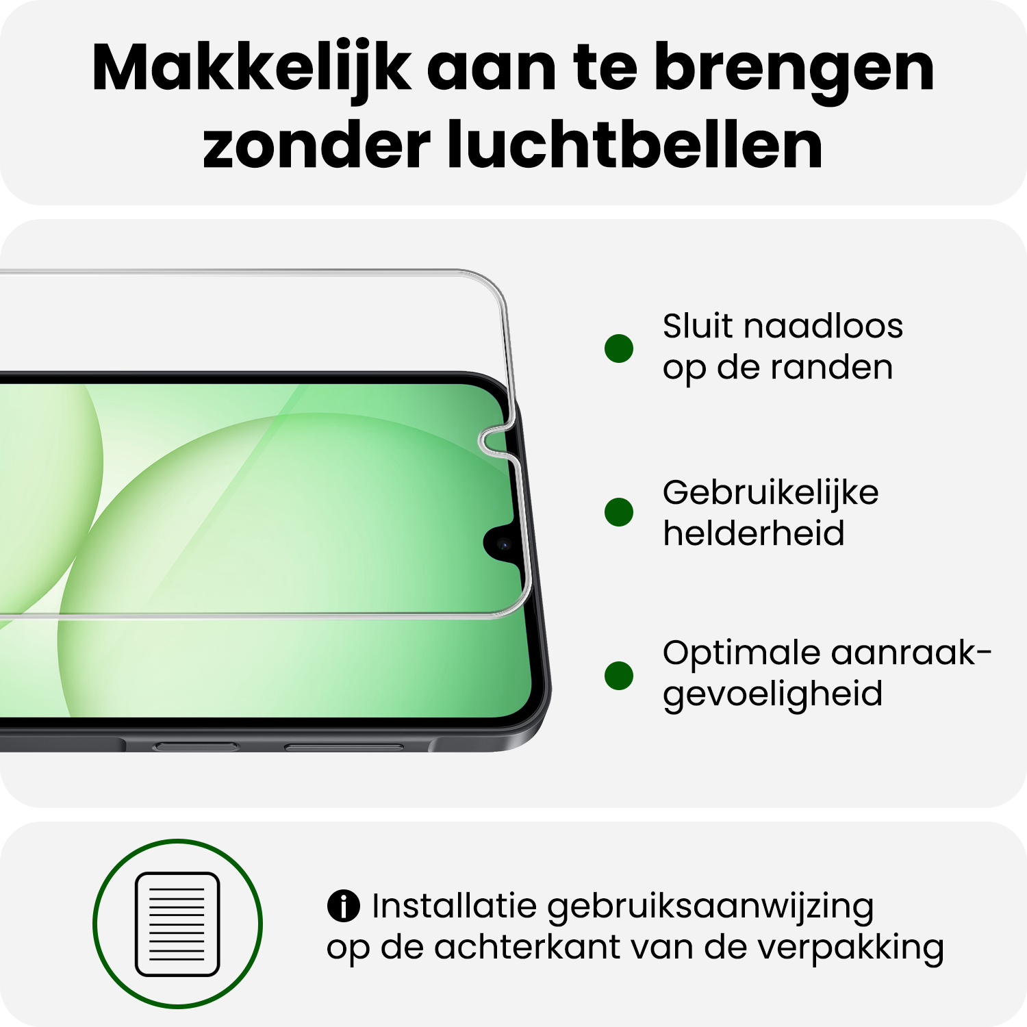 BASEY. BASEY. Samsung Galaxy A17 Magsafe Hoesje Zwart Met 2x Screenprotector