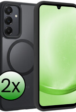 BASEY. BASEY. Samsung Galaxy A25 Magsafe Hoesje - Zwart - 2 PACK