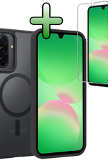 BASEY. BASEY. Samsung Galaxy A26 Magsafe Hoesje Zwart Met Screenprotector