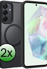 BASEY. BASEY. Samsung Galaxy A35 Magsafe Hoesje - Zwart - 2 PACK