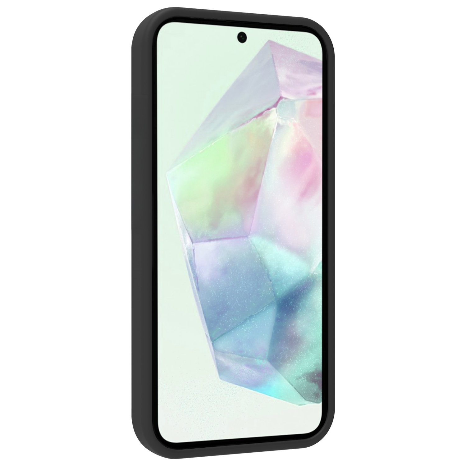 BASEY. BASEY. Samsung Galaxy A35 Magsafe Hoesje Zwart Met Screenprotector