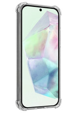 BASEY. BASEY. Samsung Galaxy A35 Magsafe Hoesje Transparant Met 2x Screenprotector