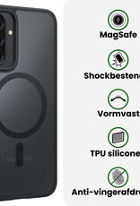 BASEY. BASEY. Samsung Galaxy A36 Magsafe Hoesje Zwart Met Screenprotector