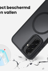 BASEY. BASEY. Samsung Galaxy A36 Magsafe Hoesje Zwart Met Screenprotector