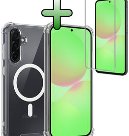 BASEY. BASEY. Samsung Galaxy A36 Magsafe Hoesje Transparant Met Screenprotector