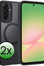 BASEY. BASEY. Samsung Galaxy A56 Magsafe Hoesje - Zwart - 2 PACK