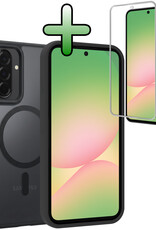 BASEY. BASEY. Samsung Galaxy A56 Magsafe Hoesje Zwart Met Screenprotector