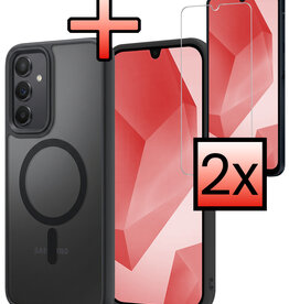 NoXx NoXx Samsung Galaxy A16 Magsafe Hoesje Zwart Met 2x Screenprotector