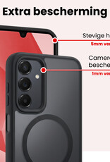 NoXx NoXx Samsung Galaxy A16 Magsafe Hoesje Zwart Met 2x Screenprotector