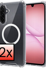 NoXx NoXx Samsung Galaxy A17 Magsafe Hoesje - Transparant - 2 PACK