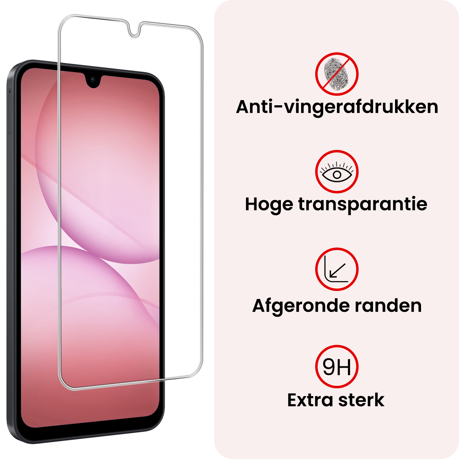 NoXx NoXx Samsung Galaxy A17 Magsafe Hoesje Zwart Met Screenprotector