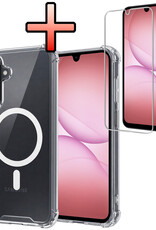 NoXx NoXx Samsung Galaxy A17 Magsafe Hoesje Transparant Met Screenprotector