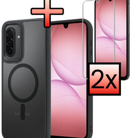 NoXx NoXx Samsung Galaxy A17 Magsafe Hoesje Zwart Met 2x Screenprotector