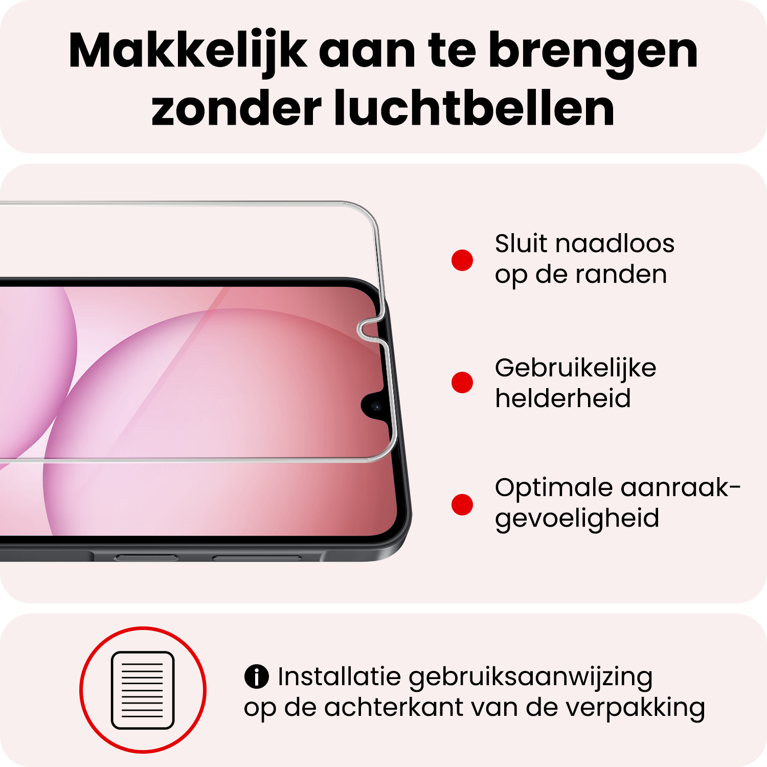 NoXx NoXx Samsung Galaxy A17 Magsafe Hoesje Zwart Met 2x Screenprotector