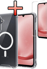 NoXx NoXx Samsung Galaxy A25 Magsafe Hoesje Transparant Met Screenprotector