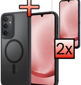 NoXx NoXx Samsung Galaxy A25 Magsafe Hoesje Zwart Met 2x Screenprotector