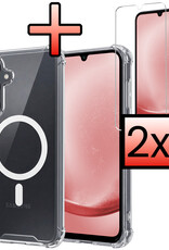 NoXx NoXx Samsung Galaxy A25 Magsafe Hoesje Transparant Met 2x Screenprotector