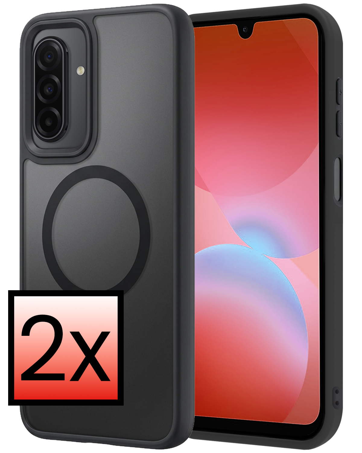 NoXx NoXx Samsung Galaxy A26 Magsafe Hoesje - Zwart - 2 PACK