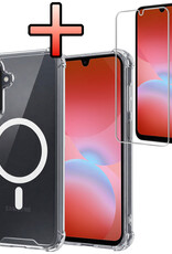NoXx NoXx Samsung Galaxy A26 Magsafe Hoesje Transparant Met Screenprotector