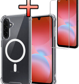 NoXx NoXx Samsung Galaxy A26 Magsafe Hoesje Transparant Met Screenprotector