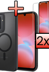 NoXx NoXx Samsung Galaxy A26 Magsafe Hoesje Zwart Met 2x Screenprotector
