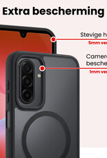 NoXx NoXx Samsung Galaxy A26 Magsafe Hoesje Zwart Met 2x Screenprotector