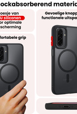 NoXx NoXx Samsung Galaxy A26 Magsafe Hoesje Zwart Met 2x Screenprotector