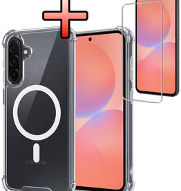 NoXx NoXx Samsung Galaxy A36 Magsafe Hoesje Transparant Met Screenprotector