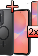 NoXx NoXx Samsung Galaxy A36 Magsafe Hoesje Zwart Met 2x Screenprotector