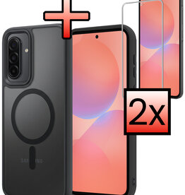 NoXx NoXx Samsung Galaxy A36 Magsafe Hoesje Zwart Met 2x Screenprotector
