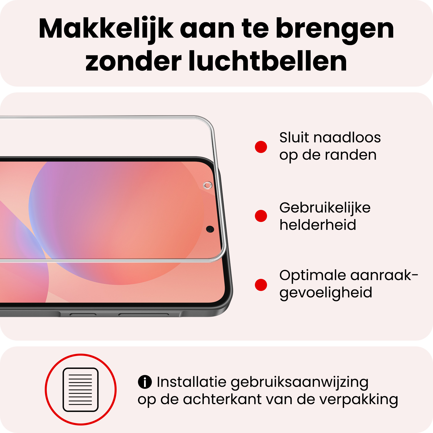 NoXx NoXx Samsung Galaxy A36 Magsafe Hoesje Transparant Met 2x Screenprotector