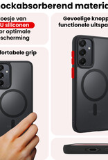NoXx NoXx Samsung Galaxy A55 Magsafe Hoesje - Zwart
