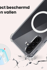 NoXx NoXx Samsung Galaxy A56 Magsafe Hoesje Transparant Met Screenprotector