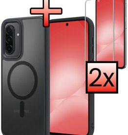 NoXx NoXx Samsung Galaxy A56 Magsafe Hoesje Zwart Met 2x Screenprotector