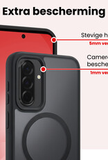 NoXx NoXx Samsung Galaxy A56 Magsafe Hoesje Zwart Met 2x Screenprotector