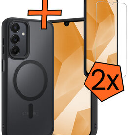 Nomfy Nomfy Samsung Galaxy A16 Magsafe Hoesje Zwart Met 2x Screenprotector