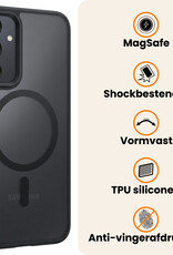 Nomfy Nomfy Samsung Galaxy A16 Magsafe Hoesje Zwart Met 2x Screenprotector