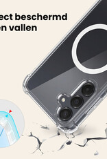 Nomfy Nomfy Samsung Galaxy A16 Magsafe Hoesje Transparant Met 2x Screenprotector
