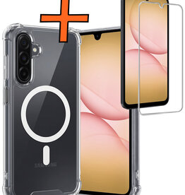 Nomfy Nomfy Samsung Galaxy A17 Magsafe Hoesje Transparant Met Screenprotector