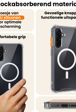 Nomfy Nomfy Samsung Galaxy A17 Magsafe Hoesje Transparant Met Screenprotector