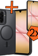 Nomfy Nomfy Samsung Galaxy A17 Magsafe Hoesje Zwart Met 2x Screenprotector