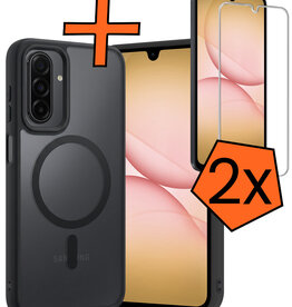 Nomfy Nomfy Samsung Galaxy A17 Magsafe Hoesje Zwart Met 2x Screenprotector