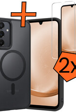 Nomfy Nomfy Samsung Galaxy A25 Magsafe Hoesje Transparant Met 2x Screenprotector